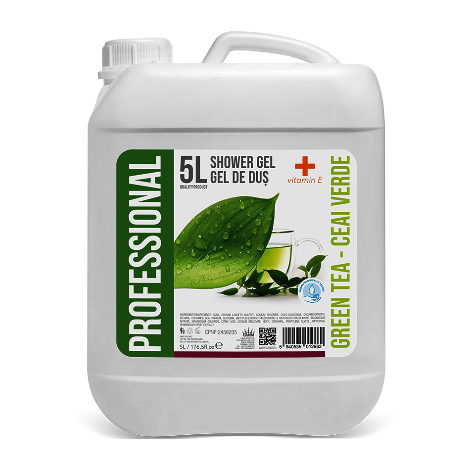 12249Green Tea Shower Gel 5L Canister