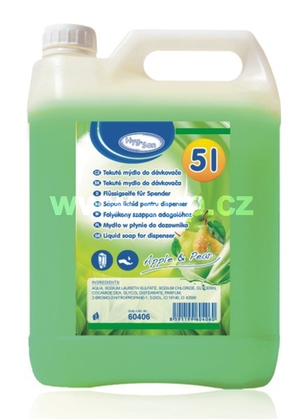 Tekuté mýdlo hotelové 5l kanystru jablko+hruška
