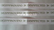Desinfekční hotelové pásky WC recyklovatelné