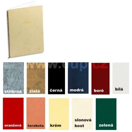 MENU KARTA hotelová A4, A5, A6 individuální provedení loga