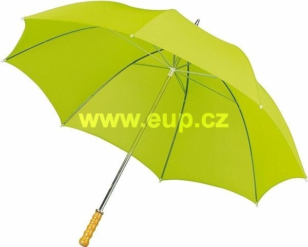 Velký světle zelený golfový  polyesterový deštník hotelový 