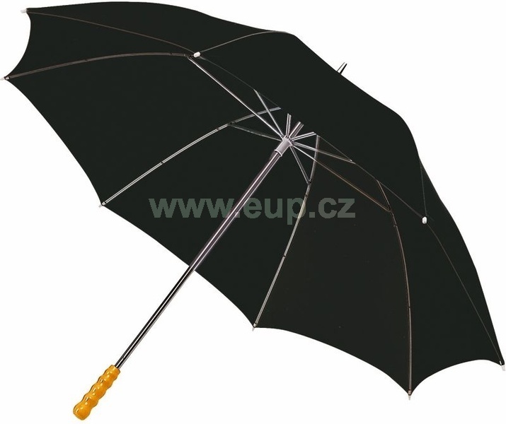 Velký černý golfový  polyesterový deštník hotelový 