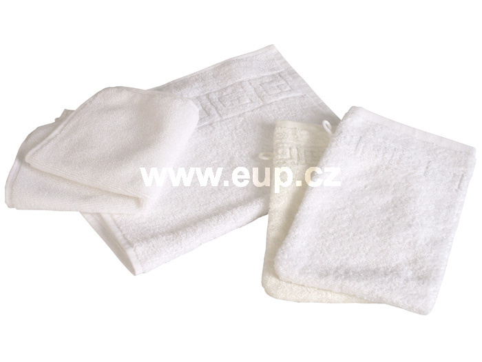Froté hotelové ručníky malé 30 x 30 cm, 30 x 50 cm Žínky: 15 x 25 cm